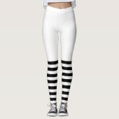 PixDezines Black Stripes/Verstelbare/DIY Achtergro Leggings (Voorkant)