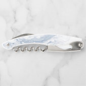 PixDezines Blauw Marmer Kurkentrekker (Achterkant)