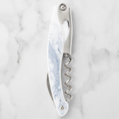 PixDezines Blauw Marmer Kurkentrekker (Achterkant)