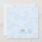 PixDezines blauw toile+olifant Aankondiging (Achterkant)
