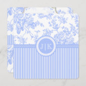 PixDezines blauw toile/rozen (Voorkant / Achterkant)