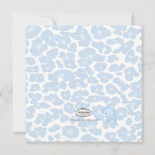 PixDezines blauwe luipaard + olifant Aankondiging (Achterkant)