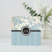 PixDezines blauwgroen blauw/toile/rozen (Staand voorkant)