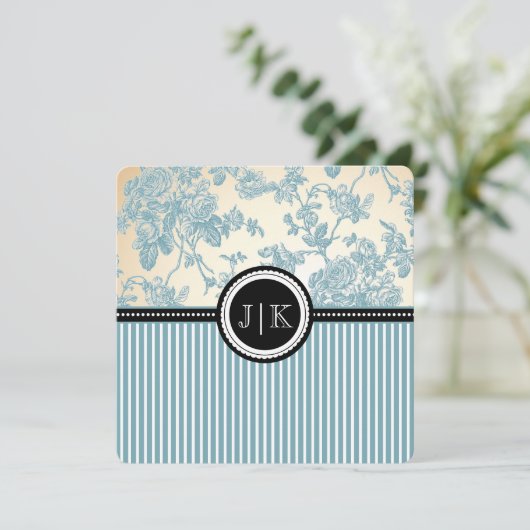 PixDezines blauwgroen blauw/toile/rozen (Staand voorkant)