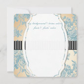 PixDezines blauwgroen blauw/toile/rozen (Achterkant)