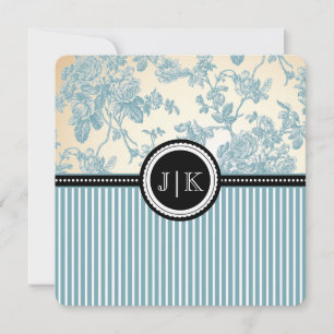 PixDezines blauwgroen blauw/toile/rozen