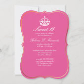 PixDezines blijf kalm/Sweet 16 Kaart (Achterkant)