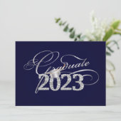 PixDezines Bling, Bling/diy kleur 2023 afstuderen Kaart (Staand voorkant)