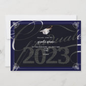 PixDezines Bling, Bling/diy kleur 2023 afstuderen Kaart (Achterkant)