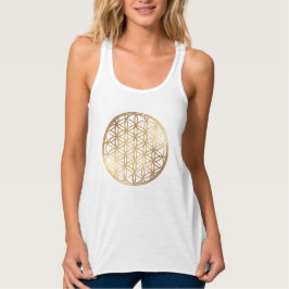 PixDezines Bloem des Levens / Nepgoud Tanktop