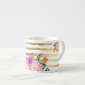 PixDezines bloem/waterverf/ranunculus Espresso Kop (Voorkant rechts)