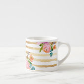 PixDezines bloem/waterverf/ranunculus Espresso Kop (Rechts)