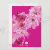 PixDezines Bloemen Waterverf Bat Mitzvah Kaart (Achterkant)