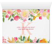 PixDezines Bloemen Waterverf/gereserveerd/Tafelkaa (Binnen Horizontaal (Onder))