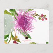 PixDezines Bloemen Waterverf/Ranunculus (Achterkant)