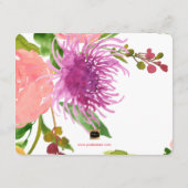 PixDezines Bloemen Waterverf/Ranunculus (Achterkant)