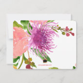 PixDezines Bloemen Waterverf/Ranunculus (Achterkant)