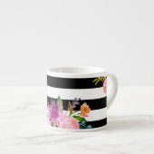 PixDezines bloemig/waterverf/ranunculus Espresso Kop (Voorkant rechts)
