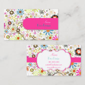 PixDezines Blooms, BusinessCard Visitekaartje (Voorkant / Achterkant)