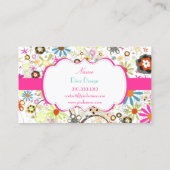 PixDezines Blooms, BusinessCard Visitekaartje (Achterkant)