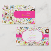 PixDezines Blooms, BusinessCard Visitekaartje (Voorkant / Achterkant)