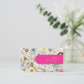 PixDezines Blooms, BusinessCard Visitekaartje (Staand voorkant)