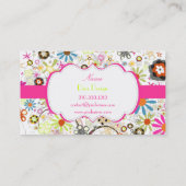 PixDezines Blooms, BusinessCard Visitekaartje (Achterkant)