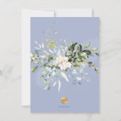 PixDezines Blue Gum Eucalyptus Vrijgezellenfeest Kaart (Achterkant)