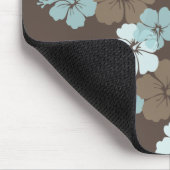 PixDezines blue hibiscus/diy background Muismat (Hoek)