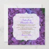 PixDezines Blue Hydrangea Kaart (Achterkant)