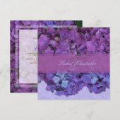 PixDezines Blue Hydrangea Kaart (Voorkant / Achterkant)