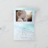 PixDezines Blue Shoreline Weddenschap Bedankt (Binnen)