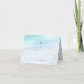 PixDezines Blue Shoreline Weddenschap Bedankt (Voorkant)