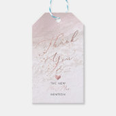 PixDezines Blush Beach+Champagne Bubbles Tx U Cadeaulabel (Voorkant)