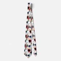 PixDezines Blush Burgundy Navy Watercolor Bloemen