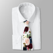 PixDezines Blush Burgundy Navy Waterverf Flowers