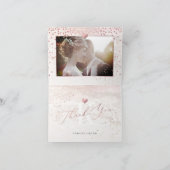 PixDezines Blush Coastal Wedding Bedankt (Binnen)