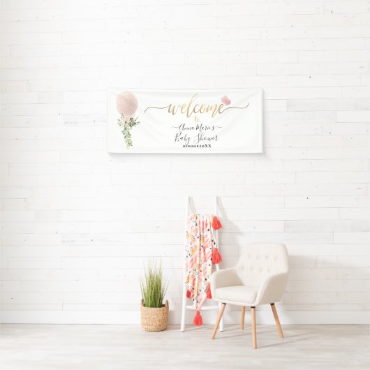 PixDezines Blush Glitter Ballon Elk Evenement Welk Spandoek (Insitu)