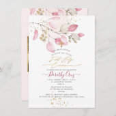 PixDezines Blush Gum Eucalyptus 1e Heilige Communi Kaart (Voorkant / Achterkant)