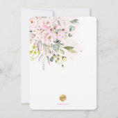 PixDezines Blush Gum Eucalyptus Brunch+Bubble Kaart (Achterkant)