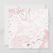 PixDezines Blush Honeycomb Marble doop Kaart (Achterkant)