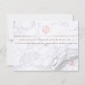 PixDezines Blush Honeycomb Mitzvah Dank je kaart✡ RSVP Kaartje (Achterkant)