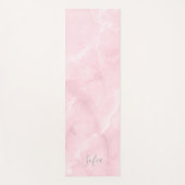 PixDezines Blush Pink Rose Quartz Yogamat (Voorkant)