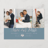 PixDezines Blush Pink Save the Date DIY backgrand Briefkaart (Voorkant)