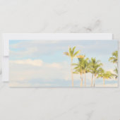 PixDezines Boarding Pass+ Beach Weddenschap Kaart (Achterkant)