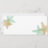 PixDezines Boarding Pass+Beach Wedding Invitting Kaart (Achterkant)