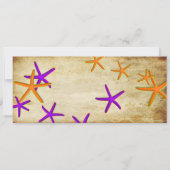 PixDezines Boarding Pass+Beach Wedding Invitting Kaart (Achterkant)