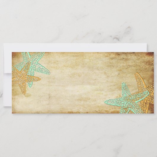 PixDezines Boarding Pass+Beach Wedding Invitting Kaart (Achterkant)
