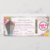 PixDezines Boarding Pass/love boot/diy background Kaart (Voorkant)