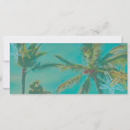 PixDezines boardingpass strand Kaart (Achterkant)